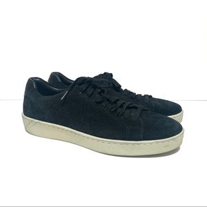 MENS VINCE BLACK SUEDE SNEAKERS